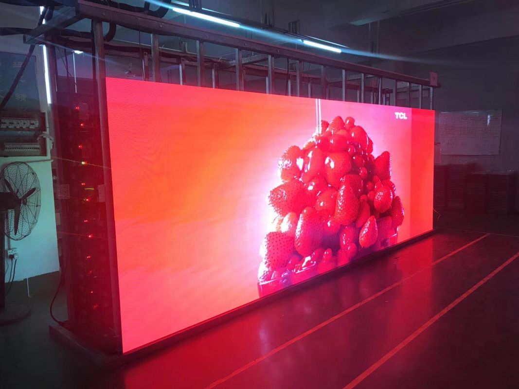 ปรับความเข้มของการส่องสว่าง P1.923 บริการแม่เหล็กหน้าจอวิดีโอ LED ในอาคาร 400mm * 300mm โรงงานเซินเจิ้น